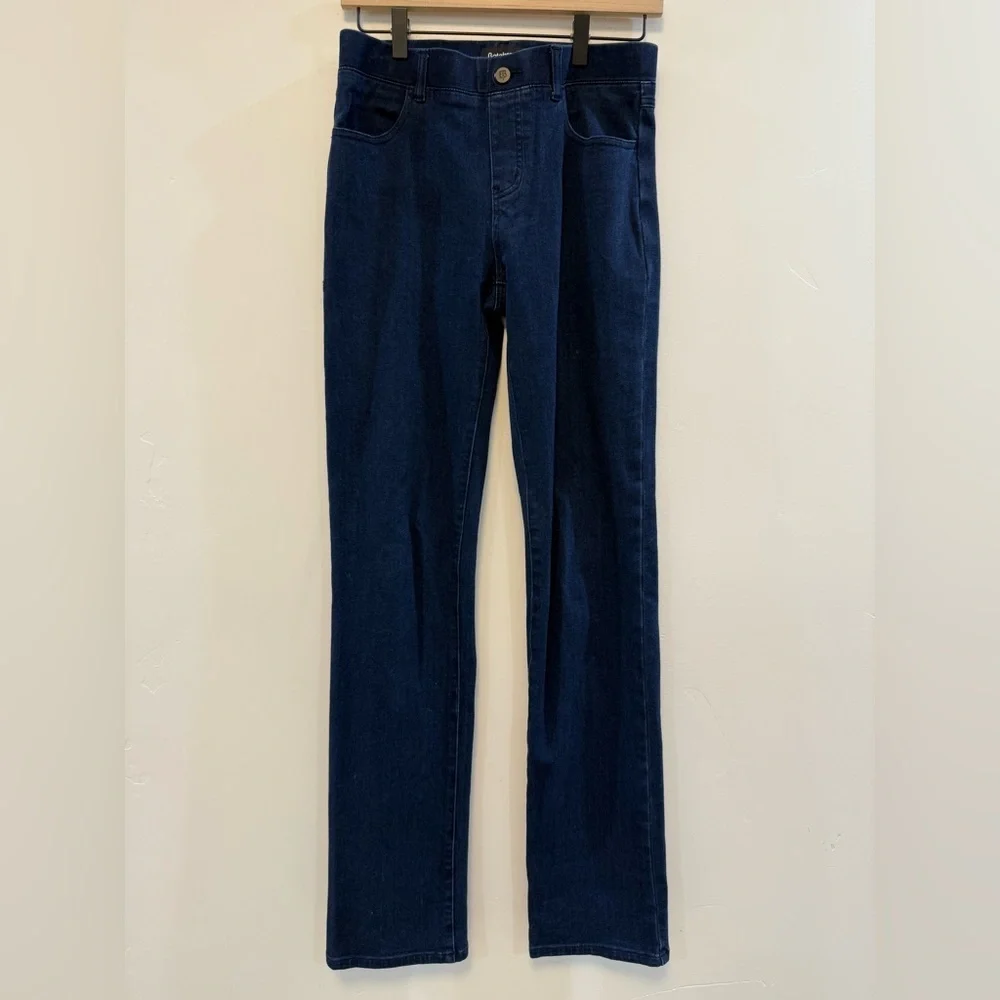 BETABRAND Bootcut 4-Pocket Yoga Denim small long